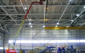 Replacing hangar lights