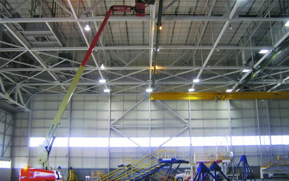 Replacing hangar lights